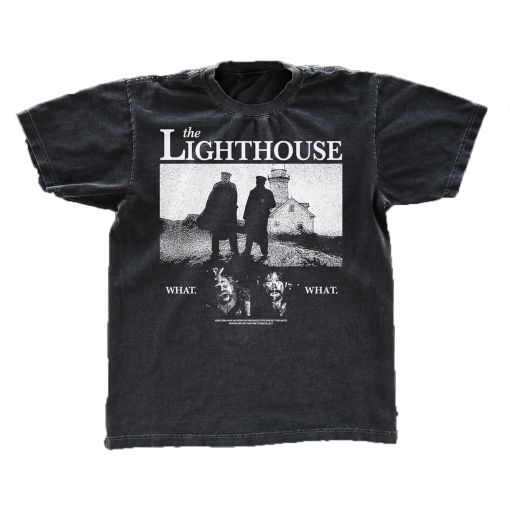 The Lighthouse vintage t-shirt, graphic teeshirt, black Classic Tee Gildan 5000, movie teeshirt, a24 top, streetwear