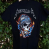 Vintage METALLICA 1991 Tour Brockum t-shirt big logo black rock music Size XL