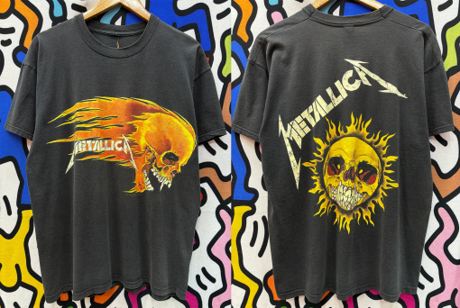 Vintage 90s Metallica Push Head tshirt