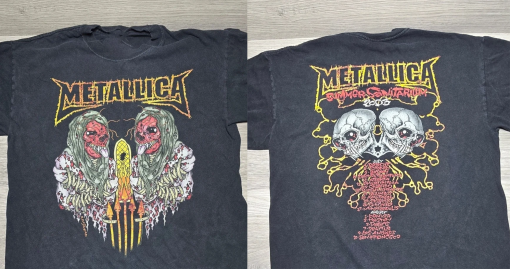 Vintage 2003 METALLICA Summer Sanitarium Band Tour Shirt RARE