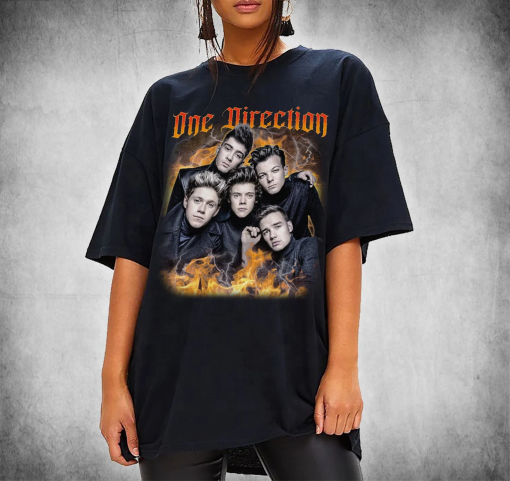 One Direction Retro T-shirt Best Rock Music shirt, Led Zeppelin, Tour, Maneskin Retro Eurovision, sweatshirt Best gift