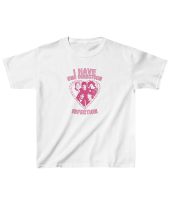 Pink One Direction Heart Baby Tee, 1D…