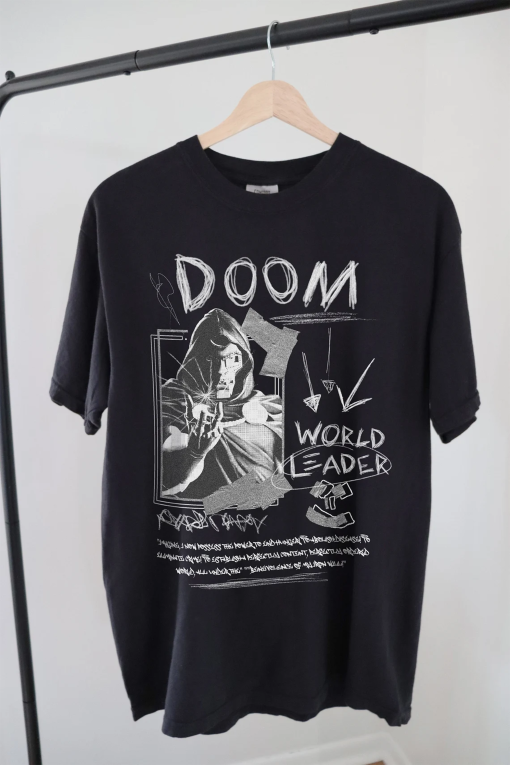 90s Retro Vintage Styled Doctor Doom Shirt, Comic Book Shirt, Vintage Streetwear Shirt, Doom Shirt