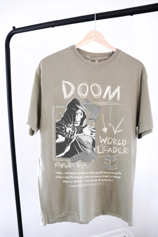 90s Retro Vintage Styled Doctor Doom Shirt, Comic Book Shirt, Vintage Streetwear Shirt, Doom Shirt