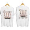 Girls Aloud T shirt Girls Aloud Tour tshirt Cheryl Cole, Nadine Coyle, Kimberley Walsh, Nicola Roberts, for Sarah Harding Cotton Black