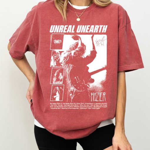 Retro Unreal Unearth shirt, Hozier Unreal Unearth tour 2024 Shirt, Vintage Hozier Tee, Hozier Fan Unisex T Shirt, Rock tour shirt