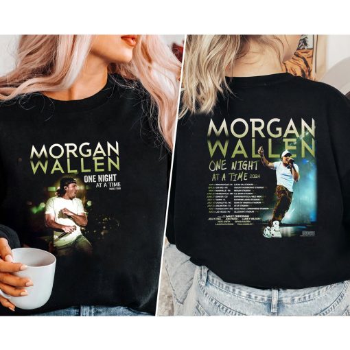 Morgan Wallen Shirt, Morgan Wallen Tour 2024 Shirt, Country Music Shirt, Cowboy Wallen Shirt, One Night At A Time Tour Shirts. 90s Vintage