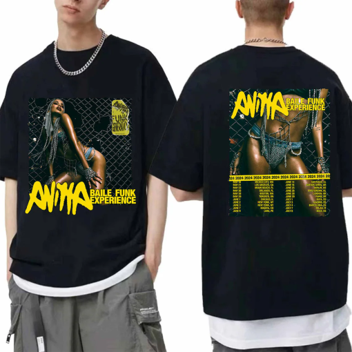 Anitta Baile Funk Experience Tour 2024 Shirt, Anitta 2024 Concert Shirt, Anitta Fan Gift, Anitta Baile Funk Experience Tour Merch