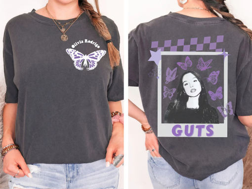 Olivia Guts Tour Shirt Concert Outfit Guts Tour 2024 Concert New Album Fan Tee Olivia Bad Idea Right Sour Merch Gift For Her Comfort Colors®