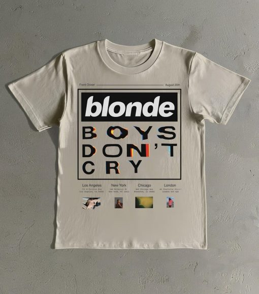 Frank Ocean Boys Dont Cry T shirt, Frank Ocean Graphic Tee, Frank Ocean Merch, Rap Shirt, blond, Frank unisex gift, Frank Concert T-Shirt,