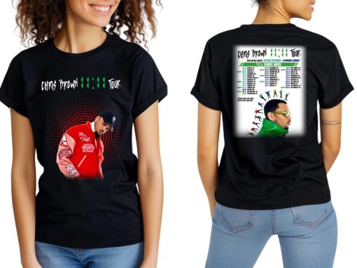 Chris Brown 11:11 Tour Concert Black T-Shirt – Official Merchandise | Limited Edition!