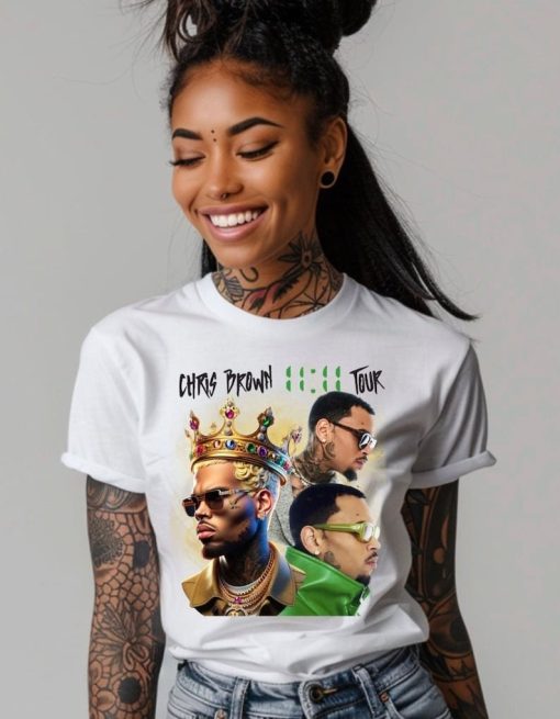 Chris Brown Shirt, Chris Brown 11:11 Tour 2024 Shirt, Chris Brown Breezy Shirt, 11 11 Vintage Shirt, Chris Brown 11 11 Tour Tee