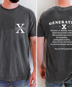 Gen X Shirt, Generation X Shirt, Raised…