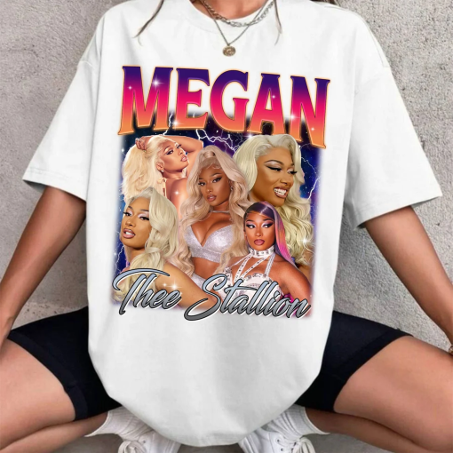 Vintage Meg.an Thee Stallio.n Shirt, 90s Mega.n The.e St.allion Shirt, Rapper Bootleg Shirt, Retro Megan Shirt For Fan