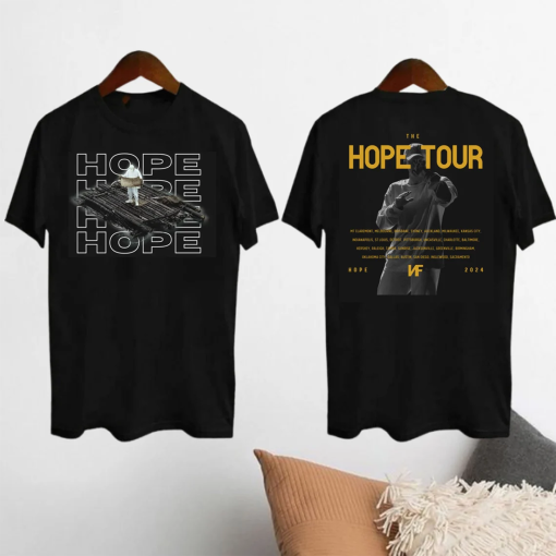 Graphic NF Hope Tour 2024 T-Shirt, NF Fan Gifts Shirt, NF Hope Concert 2024, Nf Rapper Shirt, 2024 Nf Rapper Tour Merch, Nf Hope Album Shirt