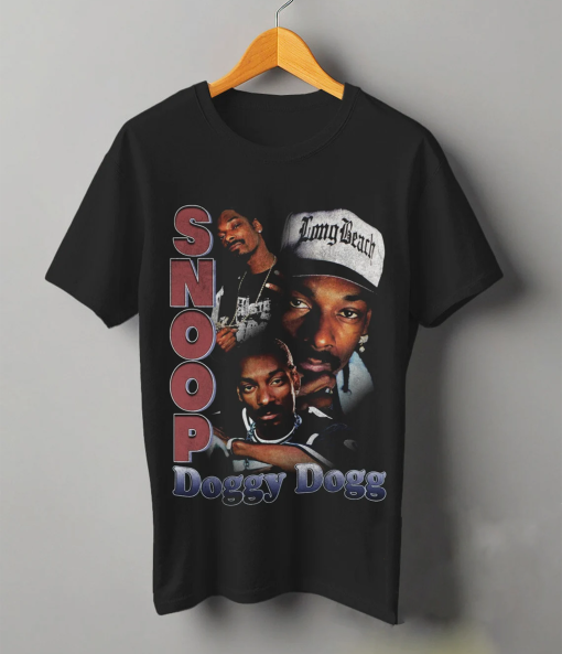 Snoop Doggy Dogg T Shirt, Snoop Dogg Fan Merch Shirt, Rap Hip Hop 90s Retro Vintage Shirt, Casual Unisex T-Shirt