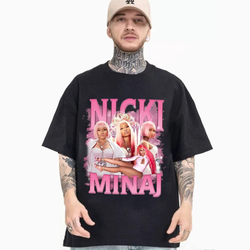 Nicki Minaj 90s Vintage Shirt, Nicki Minaj Rapper Shirt, Pink Friday 2, Nicki Minaj Tour Concert 2024 Tee, Nicki Minaj Merch, Gift For Fan