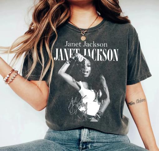 Janet Jackson Concert Tour Shirt, Vintage Janet Jackson Shirt, Funny Janet Jackson Trendy Shirt, Fans Gift 2024