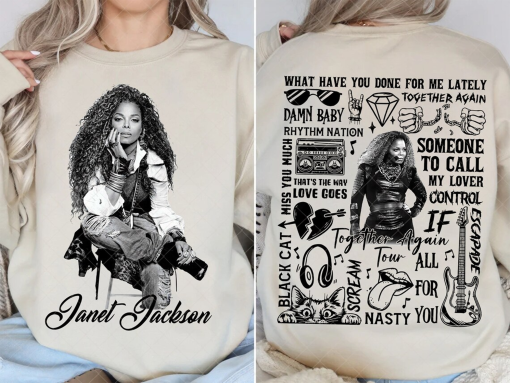 Janet Jackson Concert Tour Shirt, Vintage Janet Jackson Shirt, Funny Janet Jackson Trendy Shirt, Fans Gift 2025