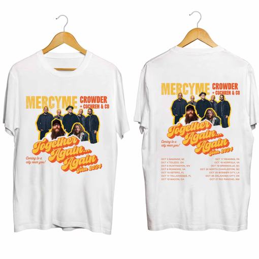 MercyMe Together Again…Again Tour 2024 Shirt, MercyMe Band Fan Shirt, MercyMe 2024 Concert Shirt, Together Again…Again Concert 2024 Shirt