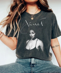 Janet Jackson Signature Shirt, 90s Vintage Janet…