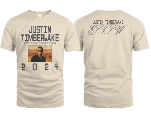 2 Sided Justin Timberlake 2024 Tour Unisex Shirts, Forget Tomorrow World Tour 2024 Shirt, Justin Timberlake Fan Shirt, Gift For Fan