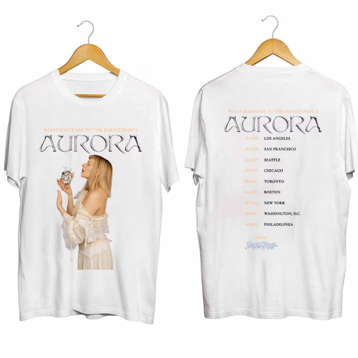 Aurora What Happened To The Earth? Part 2 Tour Shirt, Aurora Fan Shirt, Aurora 2024 Concert Shirt, What Happened To The Earth? Shirt