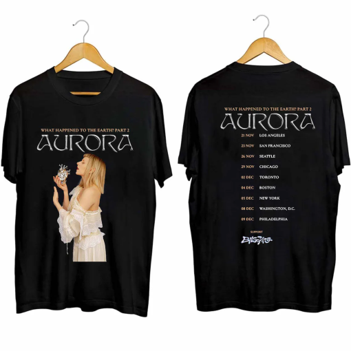 Aurora What Happened To The Earth? Part 2 Tour Shirt, Aurora Fan Shirt, Aurora 2024 Concert Shirt, What Happened To The Earth? Shirt