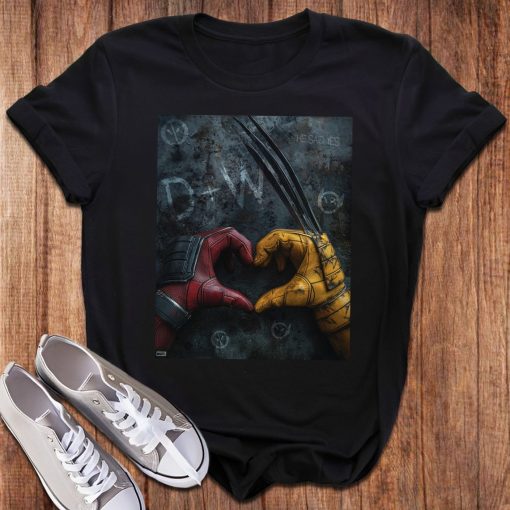 Funny Hero Heart Sign Shirt, Superhero Love T-Shirt, Hero Squad Shirt, Hero Movie T-Shirt, Gift For Men Women Kid