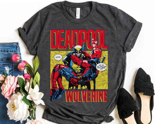 Marvel X-Men Deadpool and Wolverine Movie 2024 Logo T-shirt, Wolverine Logan Tee, MCU Fan, Marvel Bestie Couple Tee, Family Birthday Trip