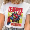 Cute Deadpool Wolverine Besties Forever Comfort Colors Shirt, Wolverine Deadpool Movie Tee, Superhero Best Friends Shirt, Men’s and Women’s