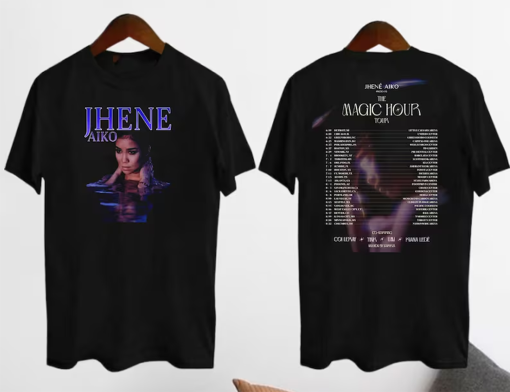 The Magic Hour Tour 2024 Jhene Aiko Shirt, Jhene Aiko Fan Shirt, Jhene Aiko 2024 Concert Shirt, Jhene Aiko Merch, Jhene Aiko Graphic Shirt