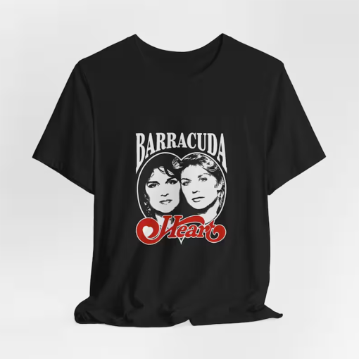 BARRACUD Heart Band T-Shirt, Band Heart T Shirt, Circa T Shirt, 70s Clothing, Heart Band Shirt, Band Music T-Shirt, Gift For Men And Women