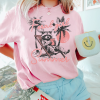 Feral Girl Summer Shirt, Funny Feral Girl Summer Tshirt, Trendy Funny Raccoon Shirt, Retro Raccoon Shirt, Funny Meme Tee, Sarcastic Saying