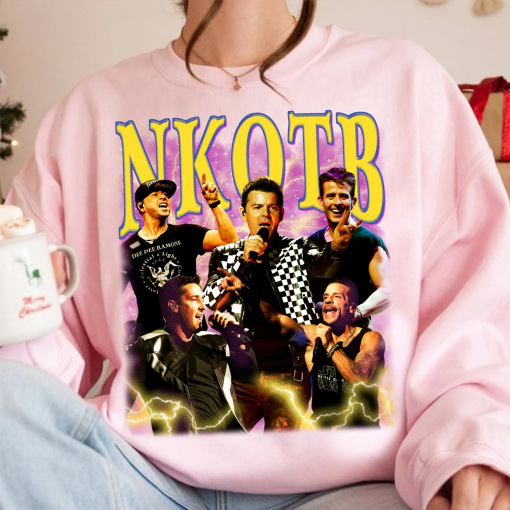 Vintage NKOTB T Shirt Sweatshirt Hoodie, New Kids On The Block Shirt, NKOTB Retro 90s Sweater, Gift For Woman Man Unisex Shirt