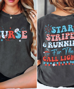 4th July Nurse Comfort Colors Shirt, Stars…