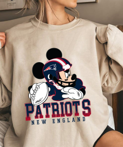 Vintage New England Patriots Mickey Shirt, NFL…