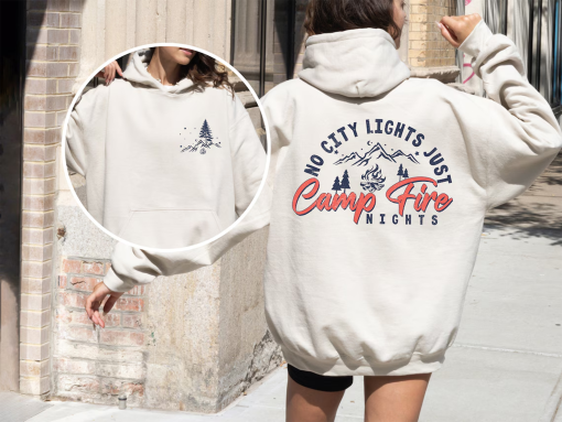 No City Lights,Camping Hoodie,Family Camp,Wanderlust Shirt,Camping Sweatshirt,Camper Shirt,Camper Gifts,Travel Sweatshirt,Campfire Hoodie