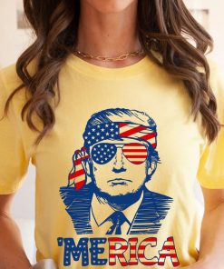 Custom 4th of July Shirt,Trump ‘Merica Shirt,Trump…