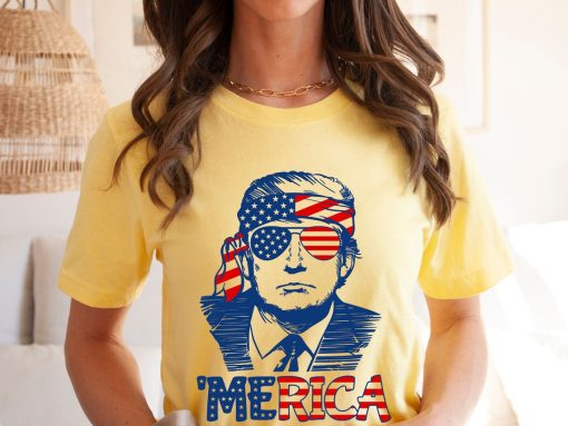 Custom 4th of July Shirt,Trump ‘Merica Shirt,Trump Shirt,4th of July Shirt,American Shirt,4th of July party,Independence Day,Patriotic tee