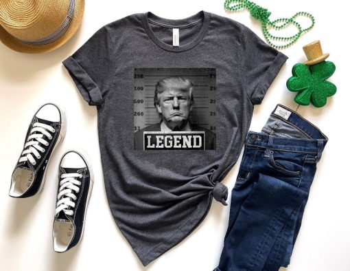 Trump Mugshot Tee, Politcal T-shirt, Donald Trump Shirt, Trump Legend Shirt, Trump’s Tshirt