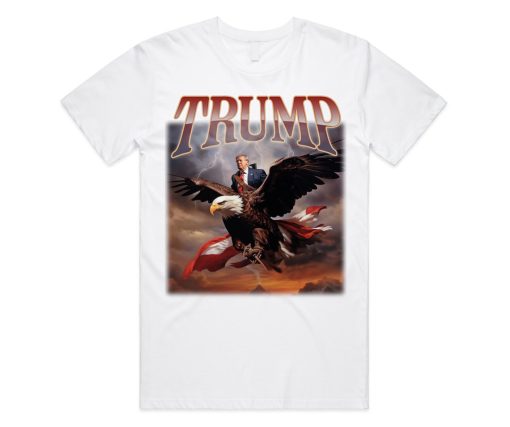 Donald Trump Eagle T-Shirt Tee Top USA President Icon 2024 Election Vote Republican