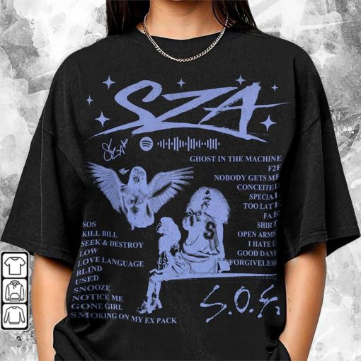 Sza Good Days SOS Album 90s Rap Music Shirt, Bootleg Rapper Album Vintage Y2K Sweatshirt, Retro Unisex Gift For Fan Hoodie