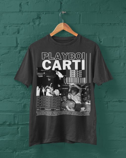 Vintage Playboi Carti Shirt, Playboi Carti merch, Playboi Carti – Die Lit Poster Graphic tshirt