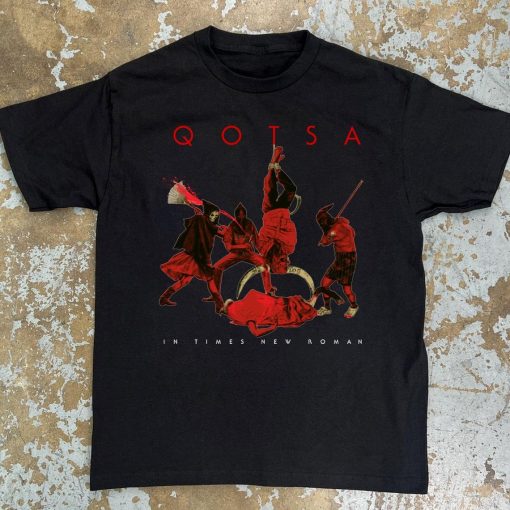 Queens Of The Stone Age In Times New Roman 2023 Album Promo T-Shirt, Queens Of The Stone Age Band Shirt, 2023 Music Tour Shirt