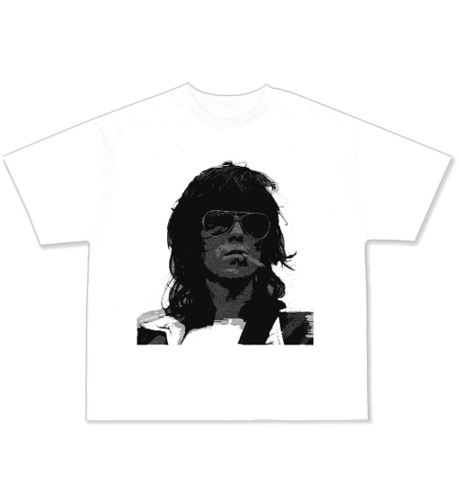 The Rolling Stones Keith Richards Smoking T-Shirt