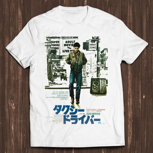 Japanese Taxi Driver Film Poster Tee Top Japan Retro Gamer Cult Meme Movie Music Cool Gift Tee T Shirt C7249