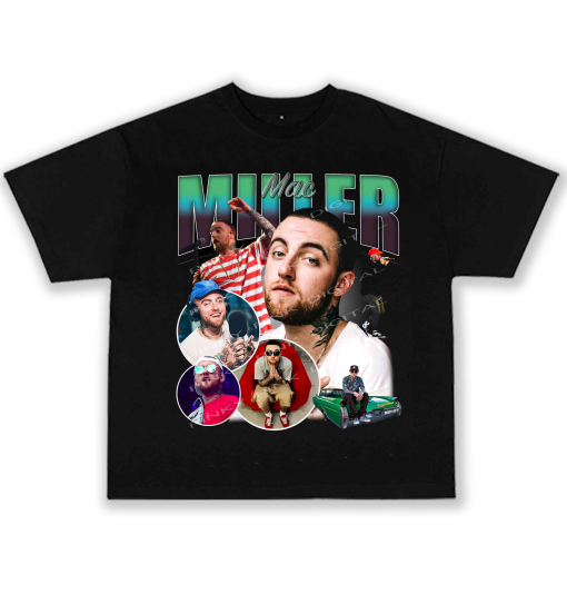 Mac Miller Circles T shirt ~ Mac Miller Merch ~ Vintage Style Rap T shirt ~ Gift for him ~ Gift for her ~ Mac Miller Inspired