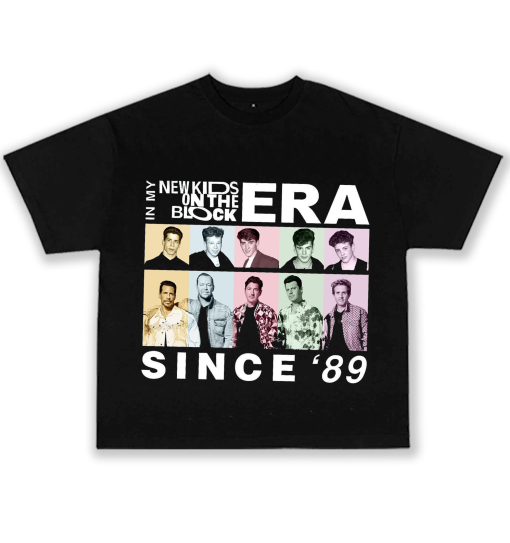 In My NKOTB Era Since 89 Shirt, New Kids On The Block Shirt, Retro Band Tee, Nkotb Boy Band Shirt, Nkotb Concert Shirt, Nkotb Merch