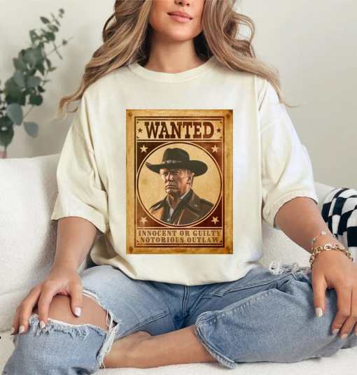 2024 Trump Outlaw T-Shirt | Make America Great Again | MAGA Presidential Election | Donald Trump Wanted Shirt | Comfort Colors® Shirt